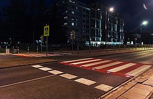 Doświetlenie to za mało. Aktywne przejście na niebezpiecznej ulicy