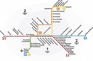 SKM przewozi miliony pasażerów. Tak zmieniały się trasy
