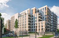 Grodzony blok po�r�d biurowc�w. Budowa wystartowa�a
