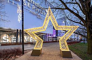 Święta na Białołęce. Dekoracje robią wrażenie