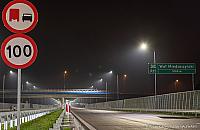 Most i obwodnica otwarte. "Ograniczenie prędkości do 100 km/h"