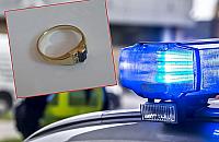 Kurier zgubi� paczk� z pier�cionkiem na G��bockiej. Znalazc� zatrzyma�a policja