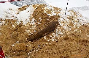 Pamiątka po Armii Czerwonej. Kolejny pocisk wykopany na budowie przy Książkowej