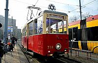 Tramwaj z gwiazdą Dawida w Warszawie. Przypomni o zamordowanych sąsiadach