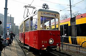 Tramwaj z gwiazdą Dawida w Warszawie. Przypomni o zamordowanych sąsiadach
