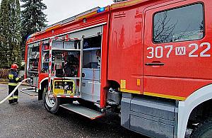 Pożar przy Forcie Bema. Paliło się w mieszkaniu