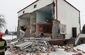 Potężna eksplozja gazu w Olszewnicy Nowej