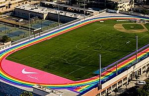 Posłanka lewicy proponuje remont bieżni na Łabiszyńskiej. Chce, by była tęczowa