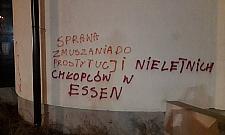 "Zmuszanie do prostytucji nieletnich". Szokujące słowa na kościele