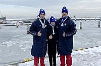 Nasz p�ywak z gar�ci� medali na zawodach Gdynia Winter Swimming Cup