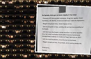 Do sąsiada, który o drugiej w nocy ćwiczy na basie. "Pierwszy riff świetny, drugi też spoko"