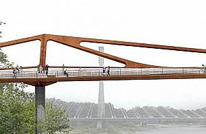 Priorytet zadłużonego miasta: most pieszy na bulwary za 180 milionów