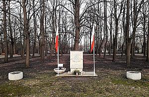 Miejsce pamięci tonie w błocie. "Nie planujemy dojścia"