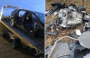 Skradziona z Białołęki toyota zdemontowana w dwie godziny