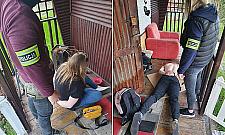 "Wesoła" altanka działkowa mieszkańców Białołęki. "Silna charakterystyczna woń"