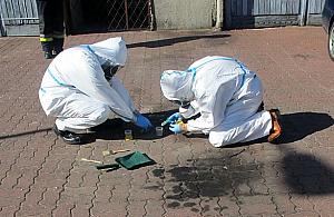 Rtęć rozlana na chodniku na Młynowie. Skąd się wzięła?