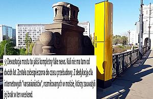 Drogowcy: "Dewastacja mostu to fake news". ZDM kpi z miłośników zabytków