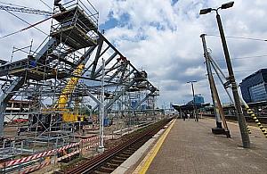 Kładka rowerowa skończy się schodami. PKP PLK nie ma zgody PKP