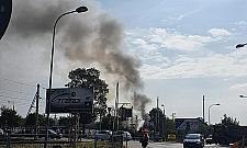 Pożar w Falenicy. Dwa budynki w płomieniach