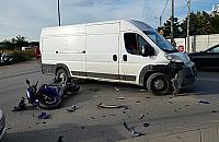 Ostr�dzka: Kierowca busa potr�ci� 17-latka na motocyklu