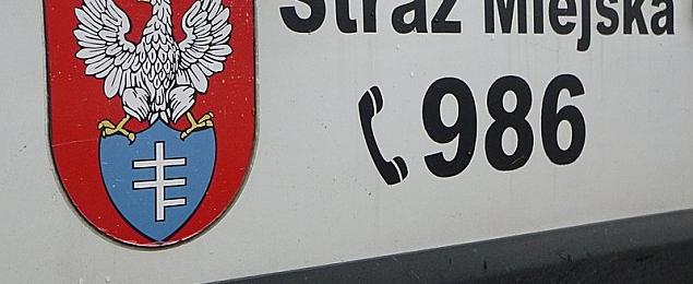 Pijany strażnik miejski na służbie. Miał trzy promile