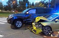 Groźne zderzenie na Marywilskiej. W samochodach były dzieci