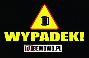 Lazurowa: kierowca wjechał na chodnik, uderzył w ekran