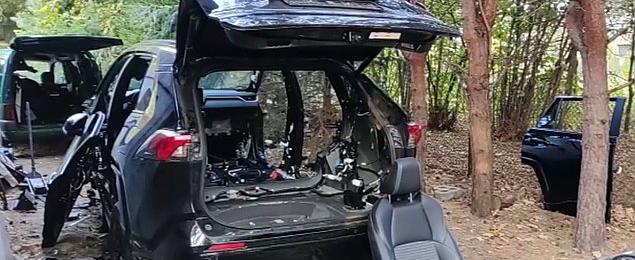 Skradzione na Tarchominie auto rozebrali w trzy godziny