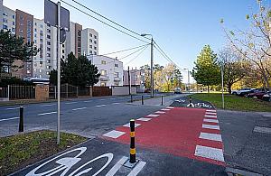 Krótkie, ale przydatne. Nowe drogi rowerowe na Bielanach