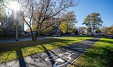 Krótkie, ale przydatne. Nowe drogi rowerowe na Bielanach