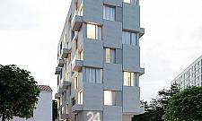 Balkony obok ślepej ściany na Olbrachta