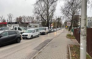 "Zielona strzałka" wyłączona, Heroldów stanęła w korku