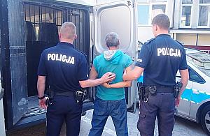 Policja zatrzymała piromana. Podpalił śmietniki na Sielcach