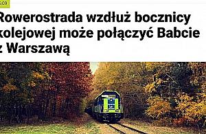 "Rowerostrada może połączyć Babcie z Warszawą". Literówki robią różnicę