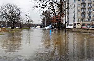 Marywilska tonęła pod wodą. MPWiK wyjaśnia
