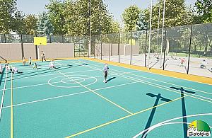 Remont boisk i kortów przy parku Picassa nie wystartował. Czy tym razem wystarczy pieniędzy?