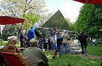 Domek herbaciany stoi bezużyteczny. Radna: "Ale wokół biegają biegacze"