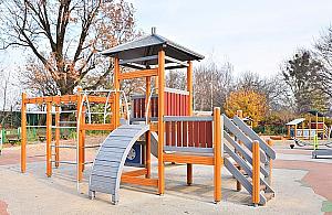 Place zabaw w parku Szymańskiego jak nowe