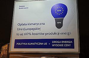"Droga energia, wysokie ceny". Tajemnicze billboardy na ulicach