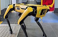 Supernowoczesny robot odwiedził Młociny. Nietypowa sesja w zajezdni