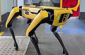 Supernowoczesny robot odwiedził Młociny. Nietypowa sesja w zajezdni