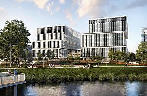 Nowe biura nad Potokiem Służewieckim. Budowa ruszyła