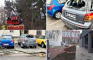 Wichura szaleje nad Warszawą. Służby wyliczają straty