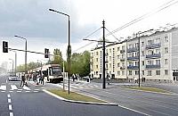 Kasprzaka zwężona, tramwaje na objazdach. Rusza budowa torów