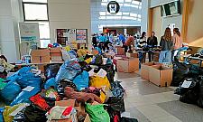 Legionowo: ratusz zasypany darami dla uchodźców