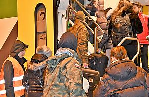 Drugi pociąg humanitarny przywiózł do Warszawy 550 uchodźców