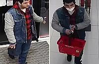 Kradzież w Rossmannie przy Modlińskiej. Policja szuka podejrzanego