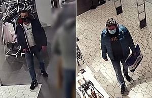 Kradzież swetrów w Galerii Północnej. Rozpoznajesz podejrzanych?