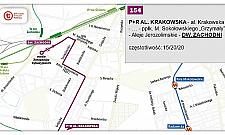 154 i 167 zamienią się trasami? ZTM ma sposób na opóźnienia