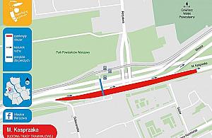 Duże utrudnienia na Wolskiej i Kasprzaka. Budują linię tramwajową